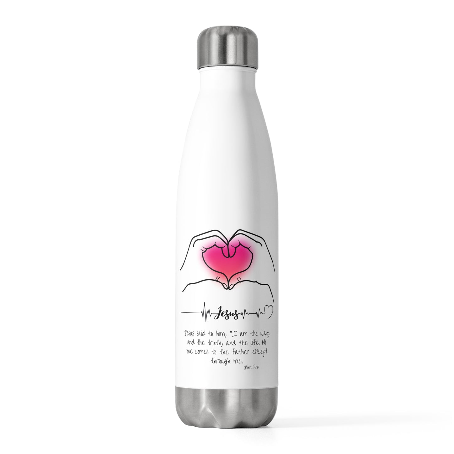 Jesus 20oz Insulated Water Bottle