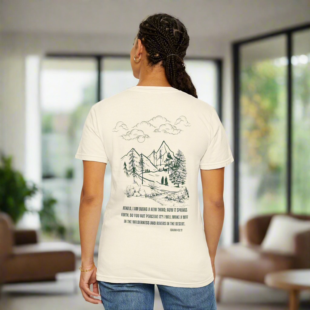 Isaiah 43:19 T-shirt - Faith Inspired Streetwear
