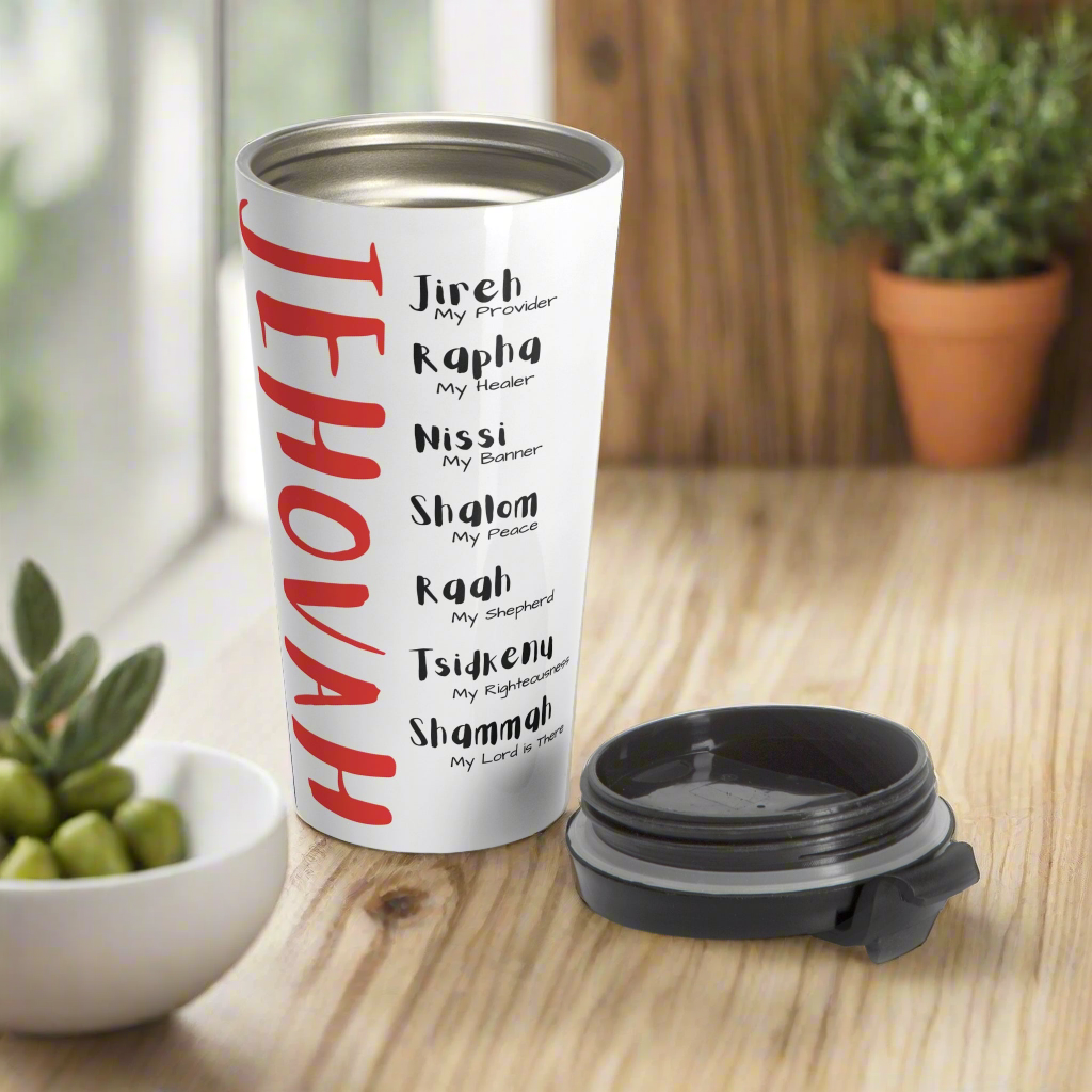 Jehovah Stainless Steel Travel Mug