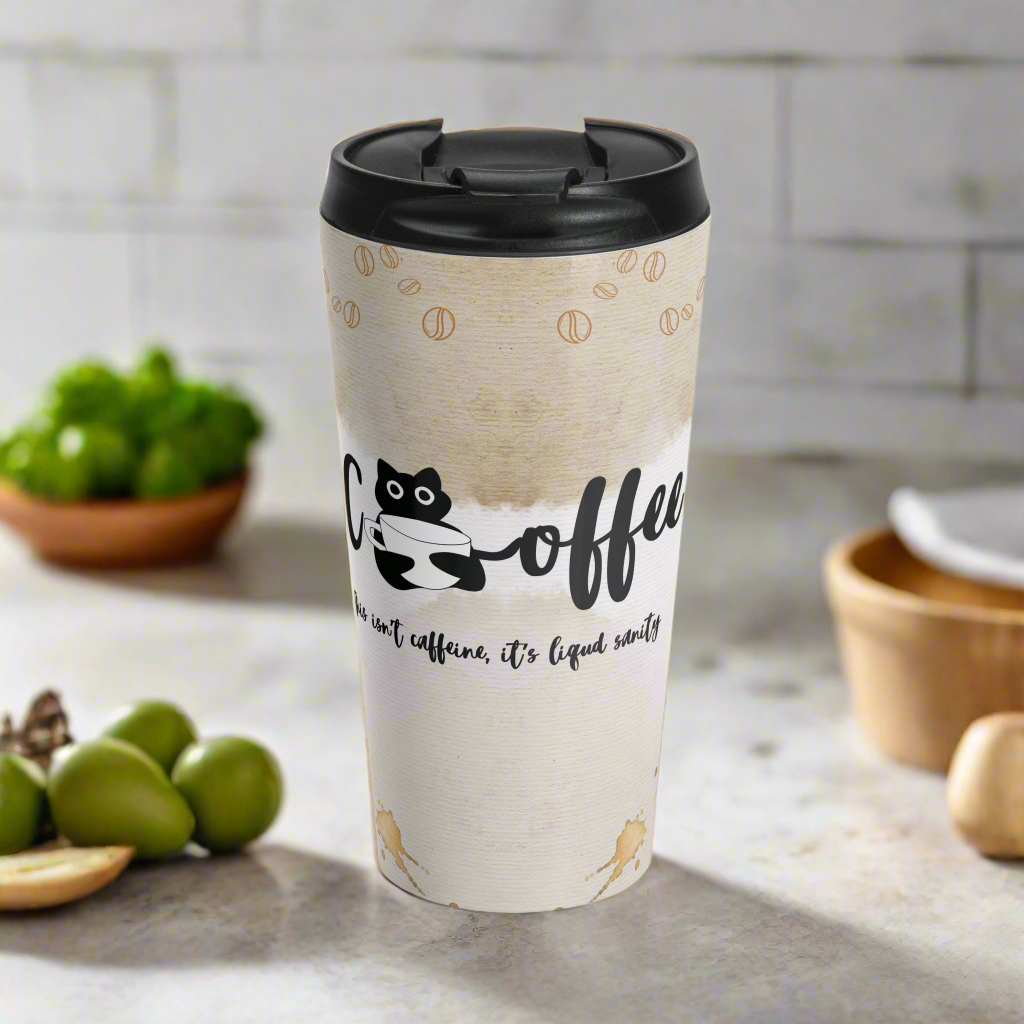 Liquid Sanity Stainless Steel Travel Mug
