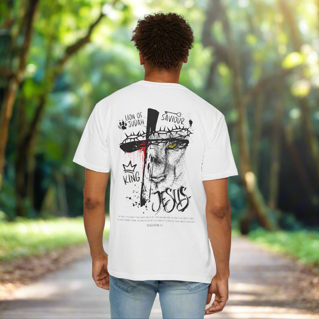 Lion of Judah Rev 5:5 T-shirt - Faith Inspired Streetwear